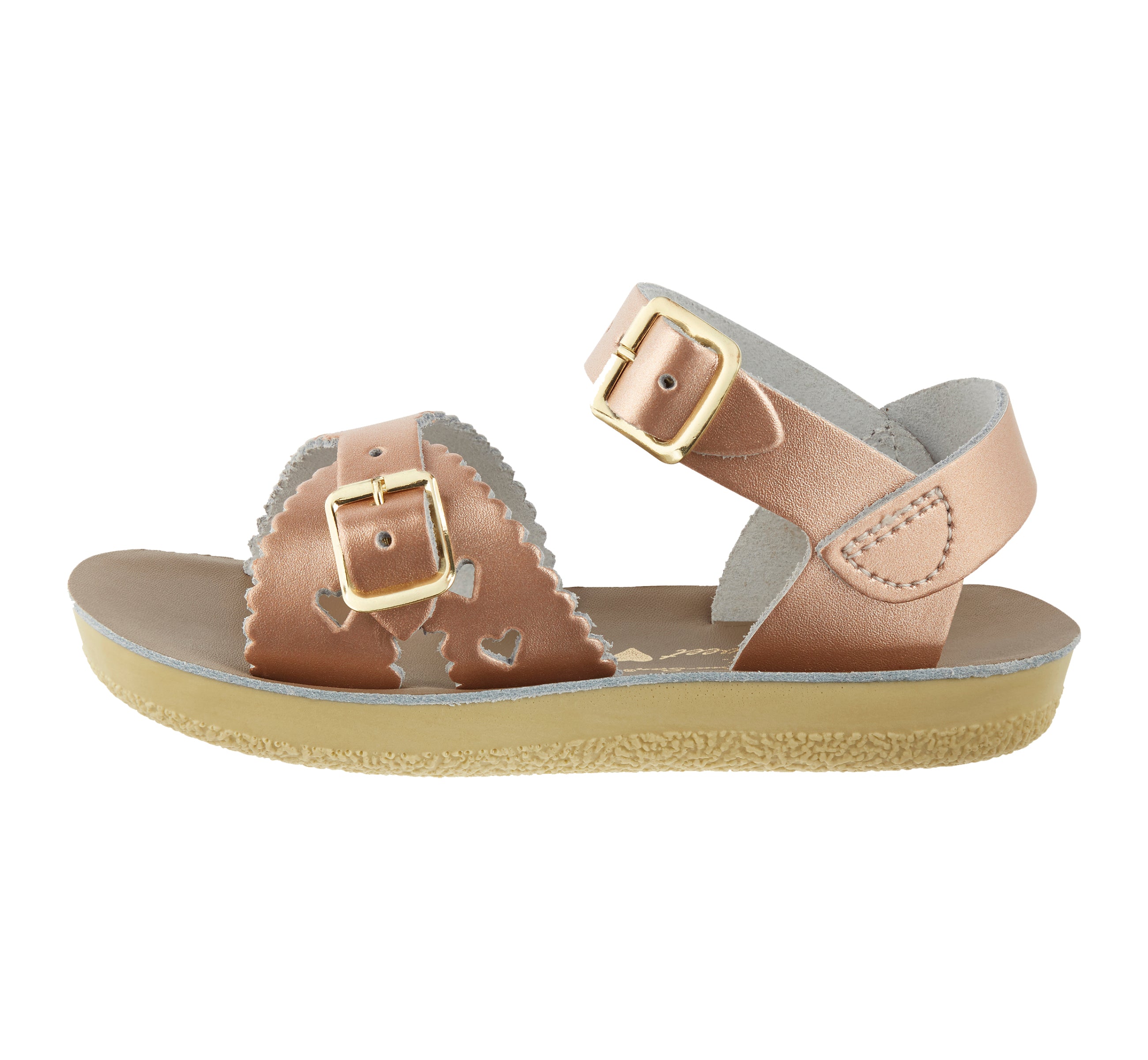 Sweetheart Rose Gold Kids Sandal