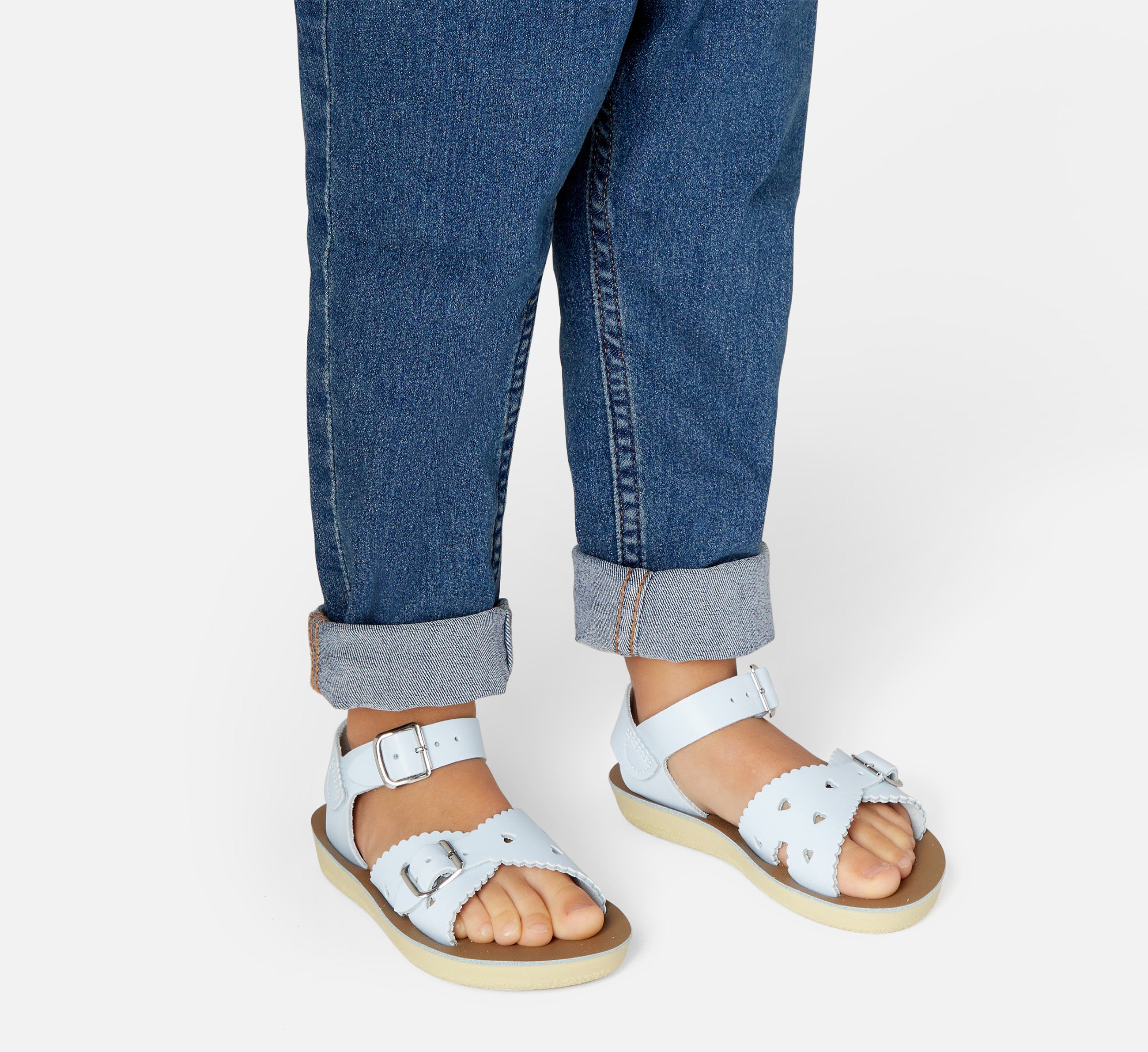 Sweetheart Light Blue Kids Sandal