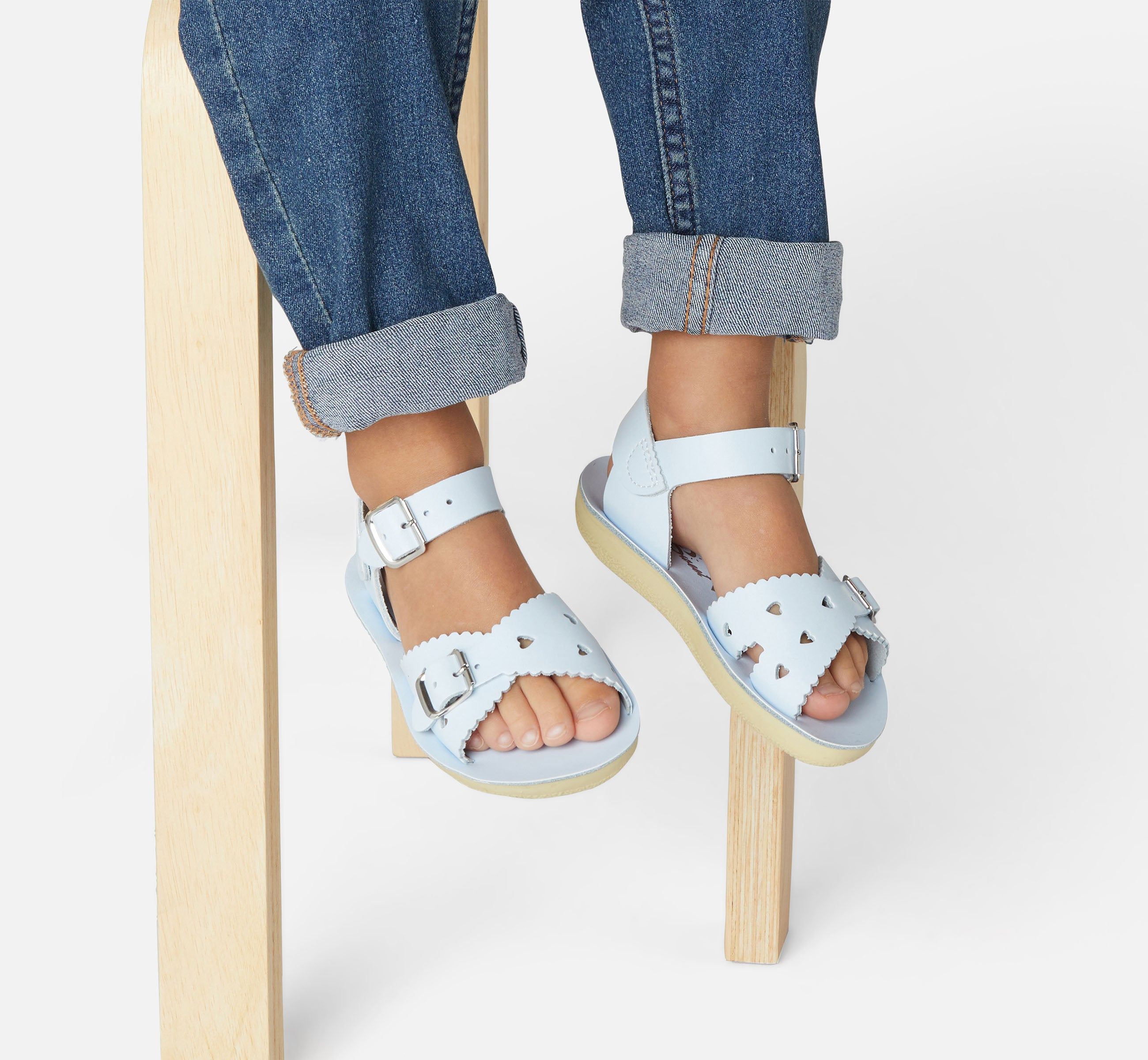 Sweetheart Light Blue Kids Sandal