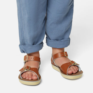 Surfer Tan Kids Sandal - Kids Brown Sandals - Salt-Water Sandals Asia