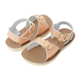 Surfer Rose Gold Kids Sandal - Kids Metallic Sandals - Salt-Water Sandals Asia
