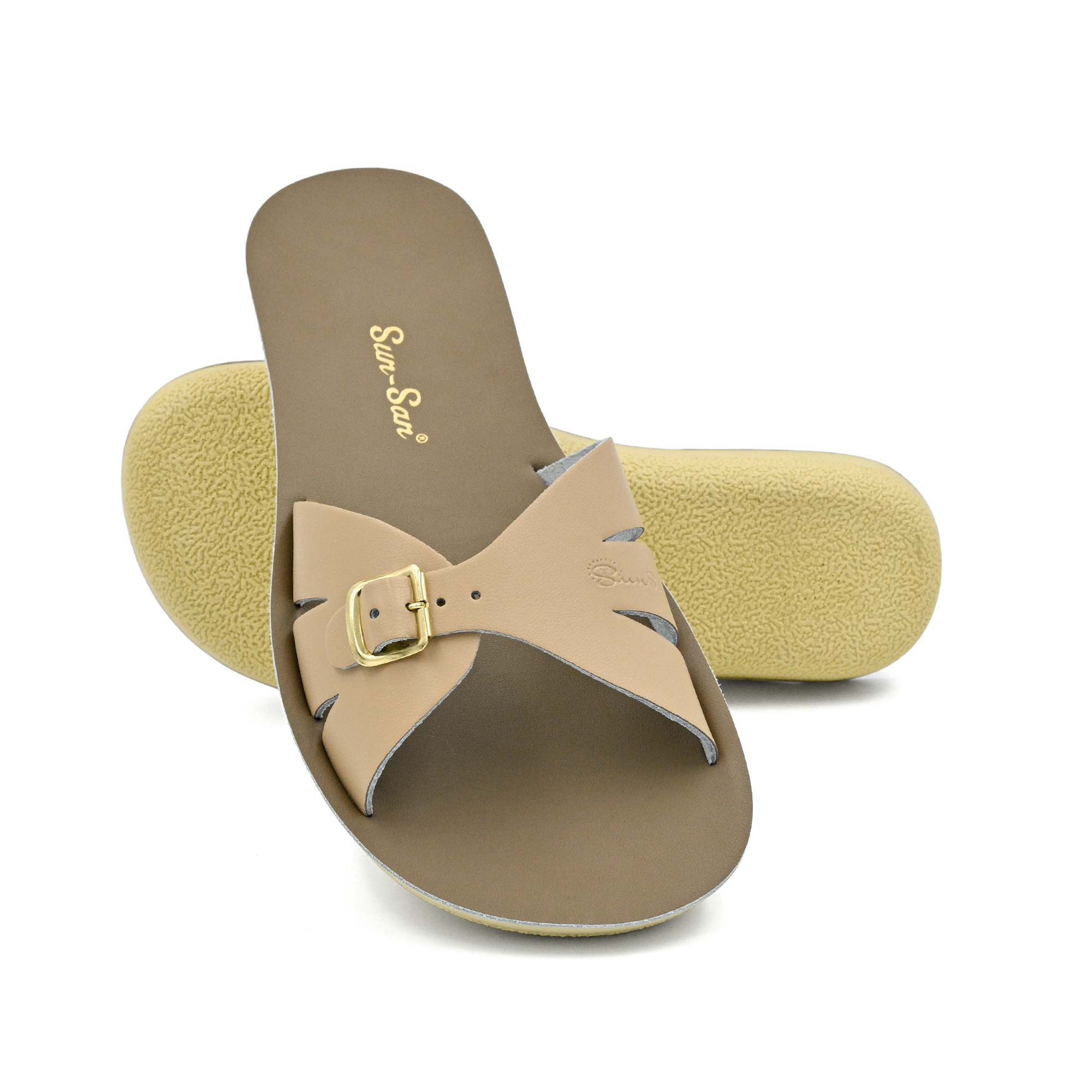Boardwalk Slide Latte Womens Sandal - Salt-Water Sandals Asia
