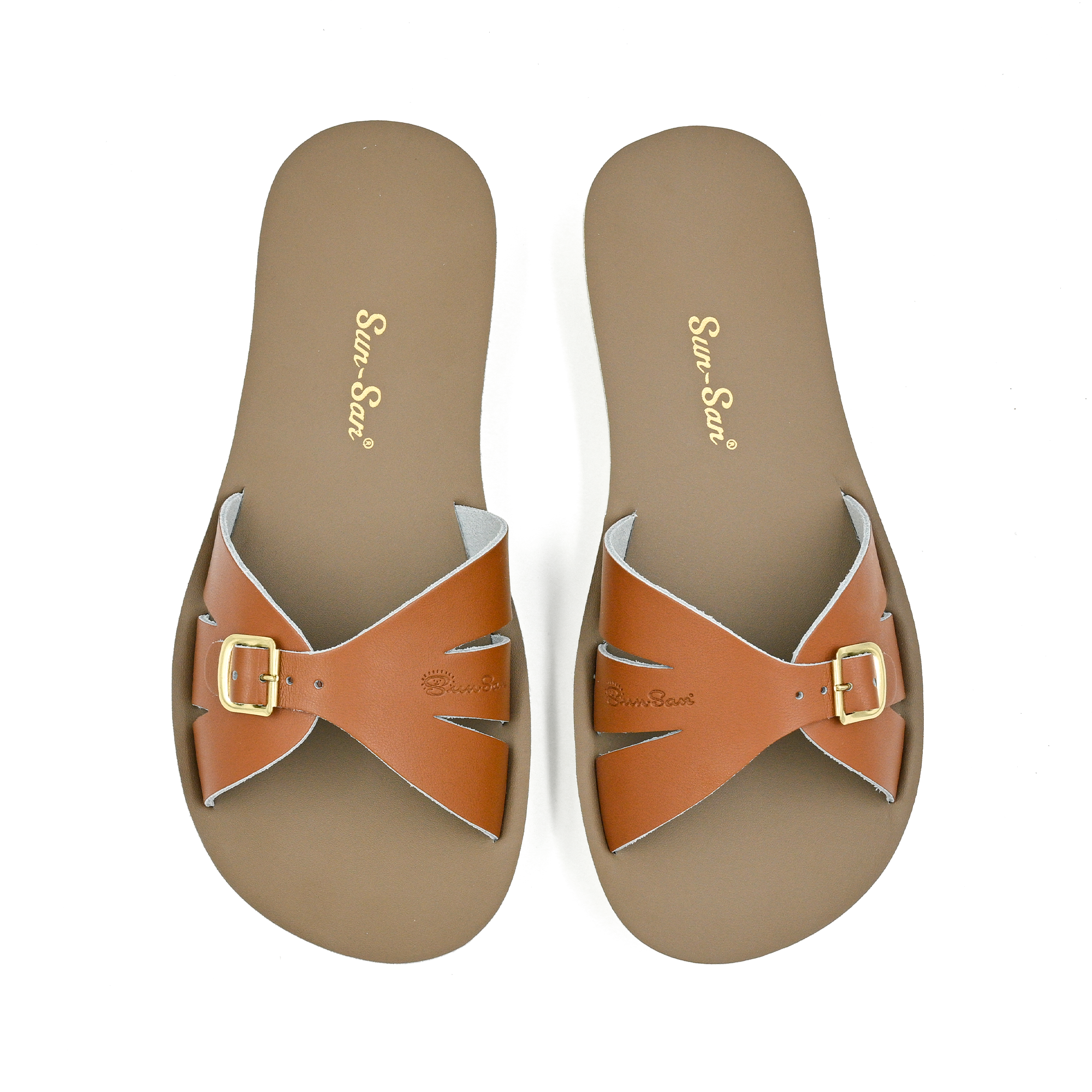 Boardwalk Slide Tan Womens Sandal - Salt-Water Sandals Asia