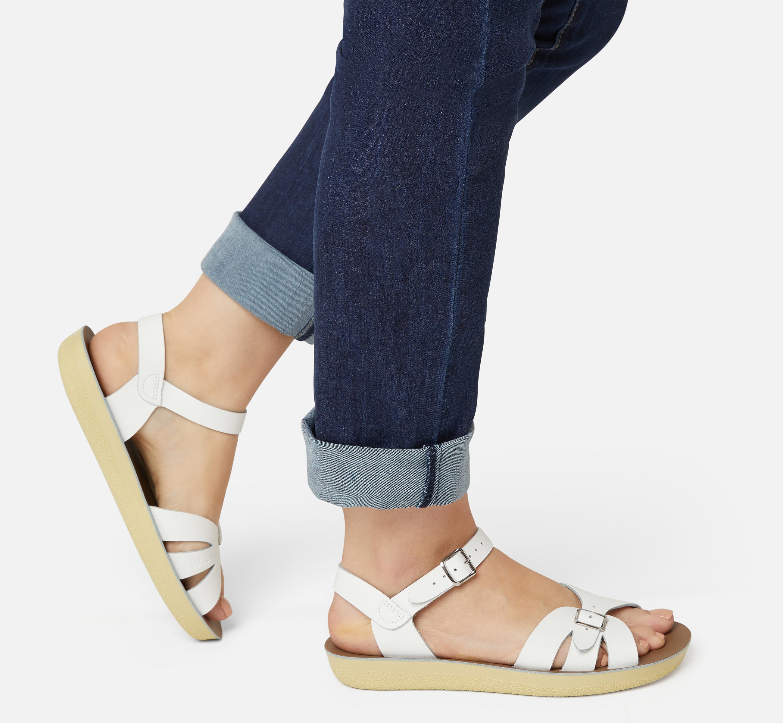 Boardwalk White Womens Sandal