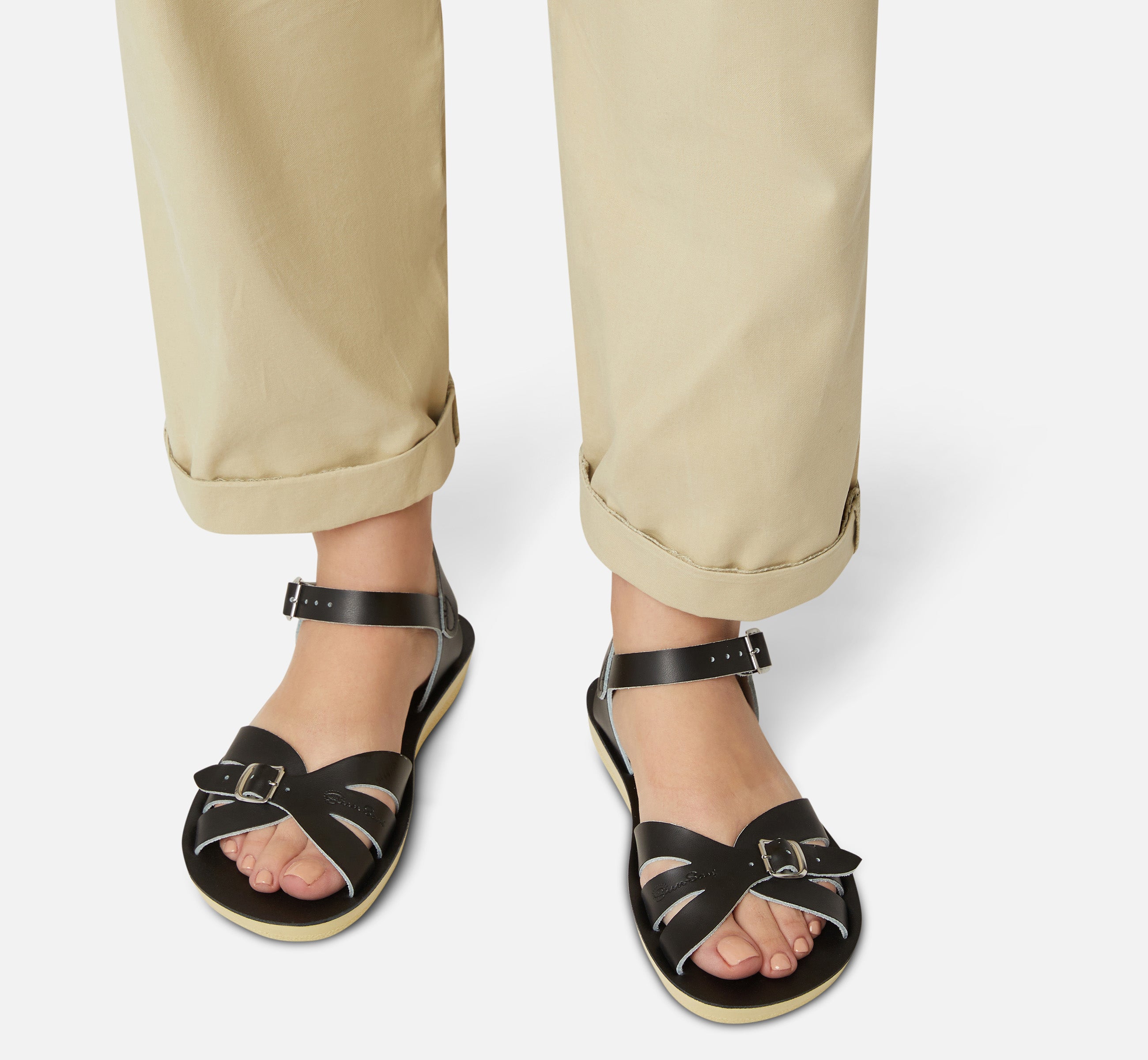 Boardwalk Black Womens Sandal