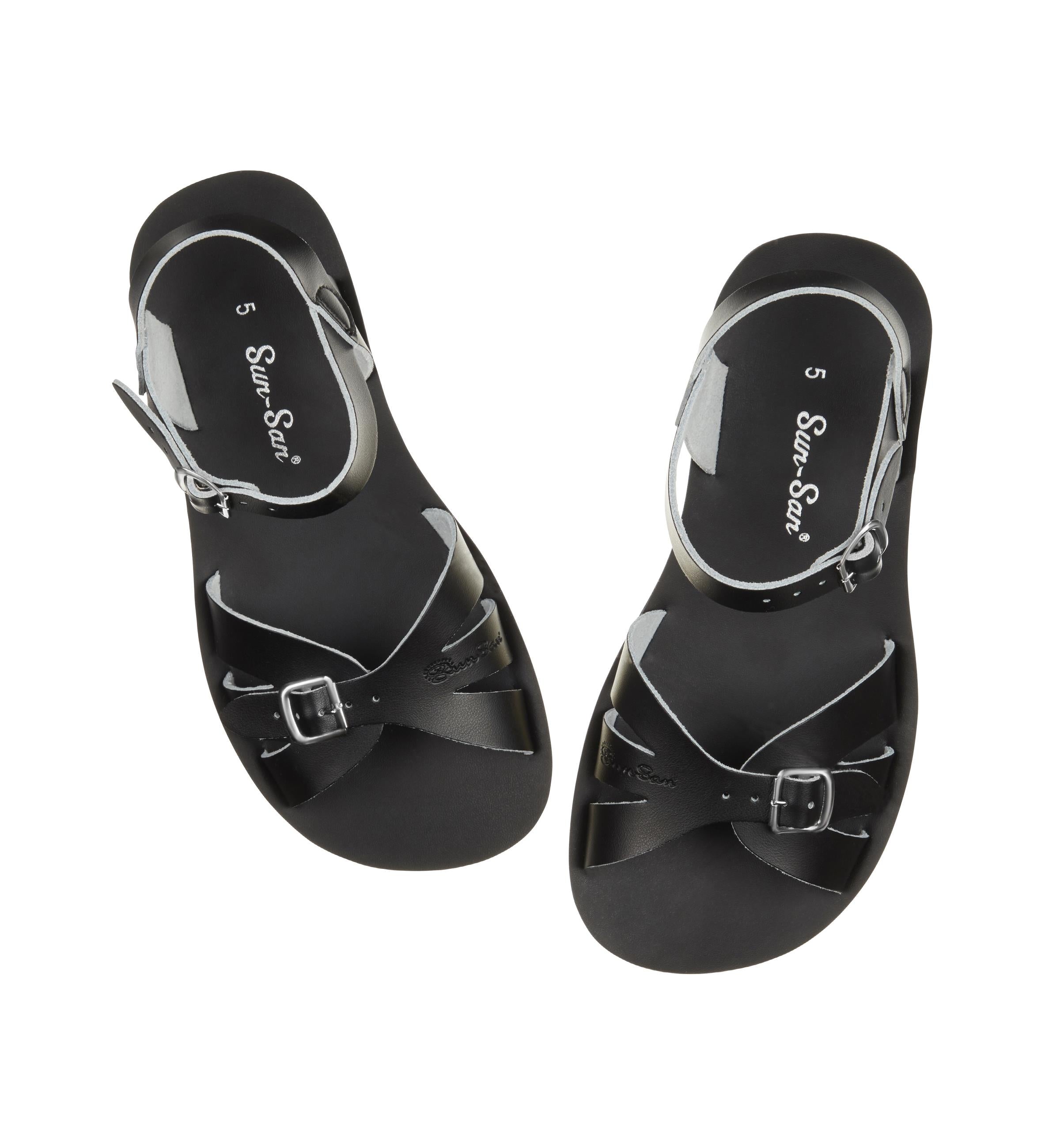 Boardwalk Black Womens Sandal