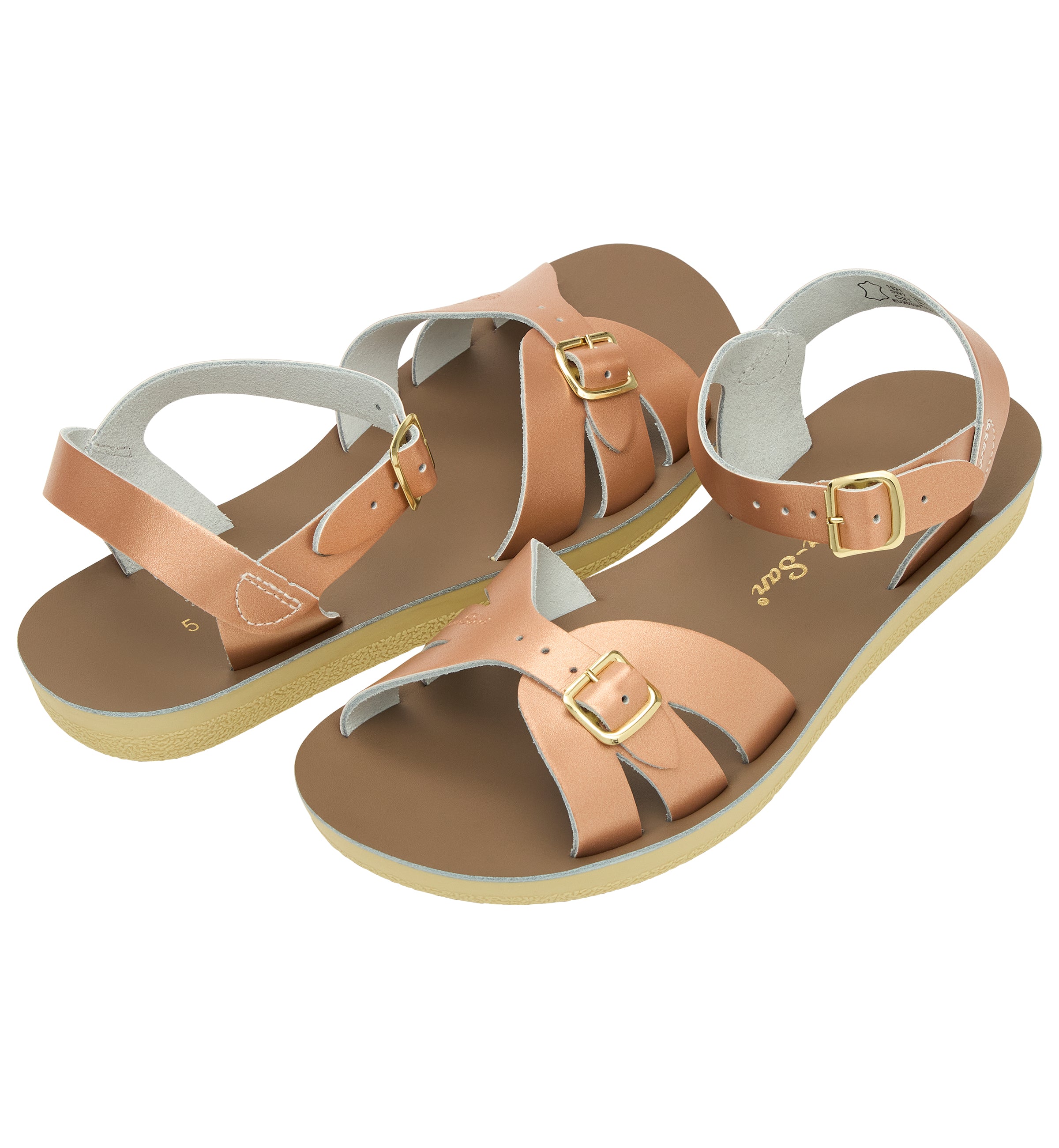 Boardwalk Rose Gold Womens Sandal