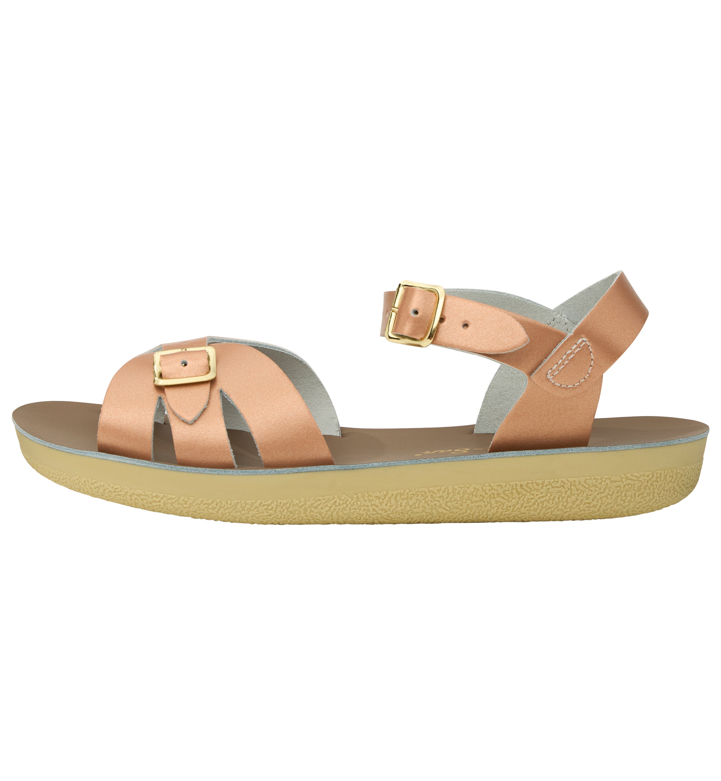 Boardwalk Rose Gold Womens Sandal