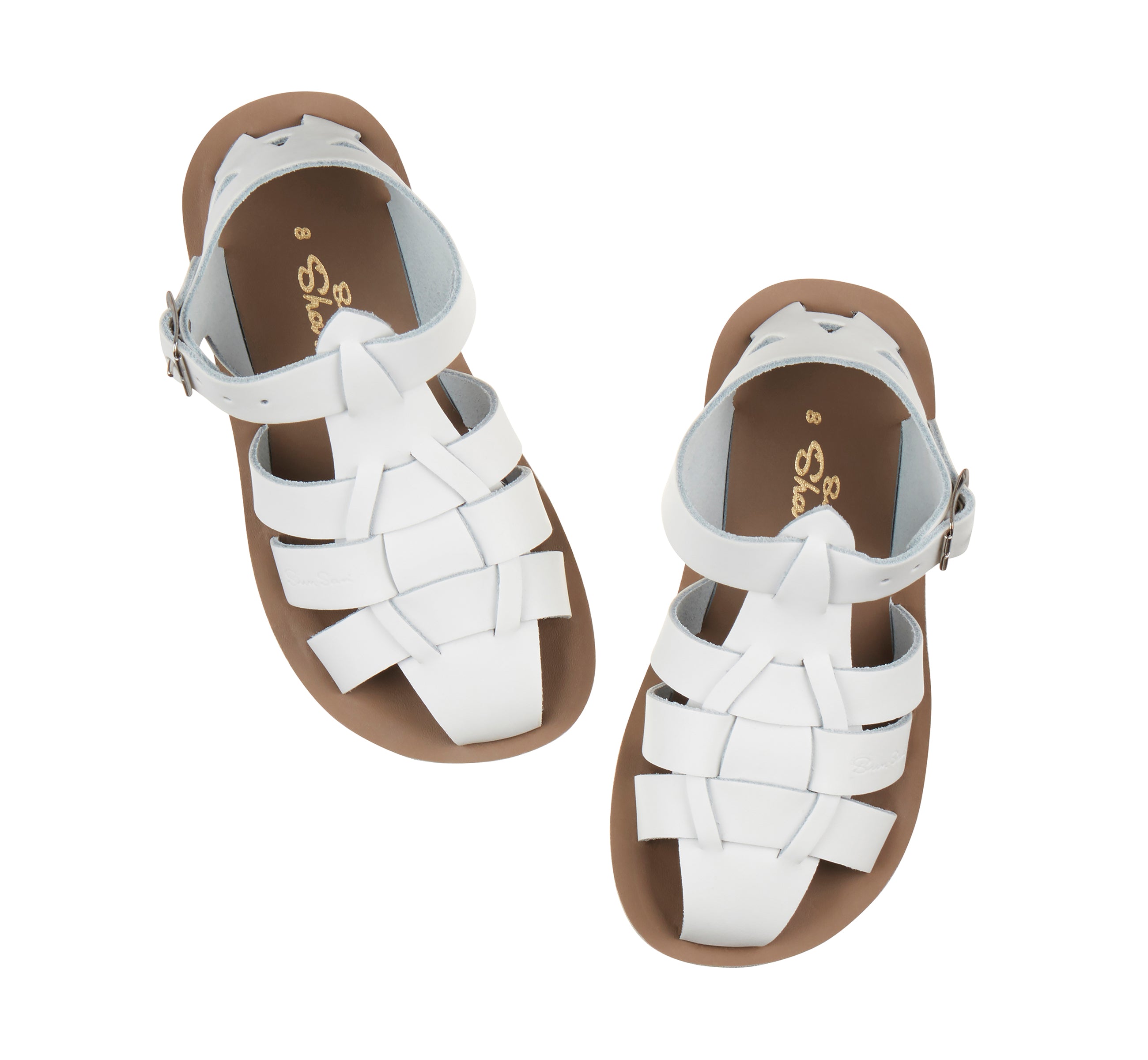 Shark White Kids Sandal