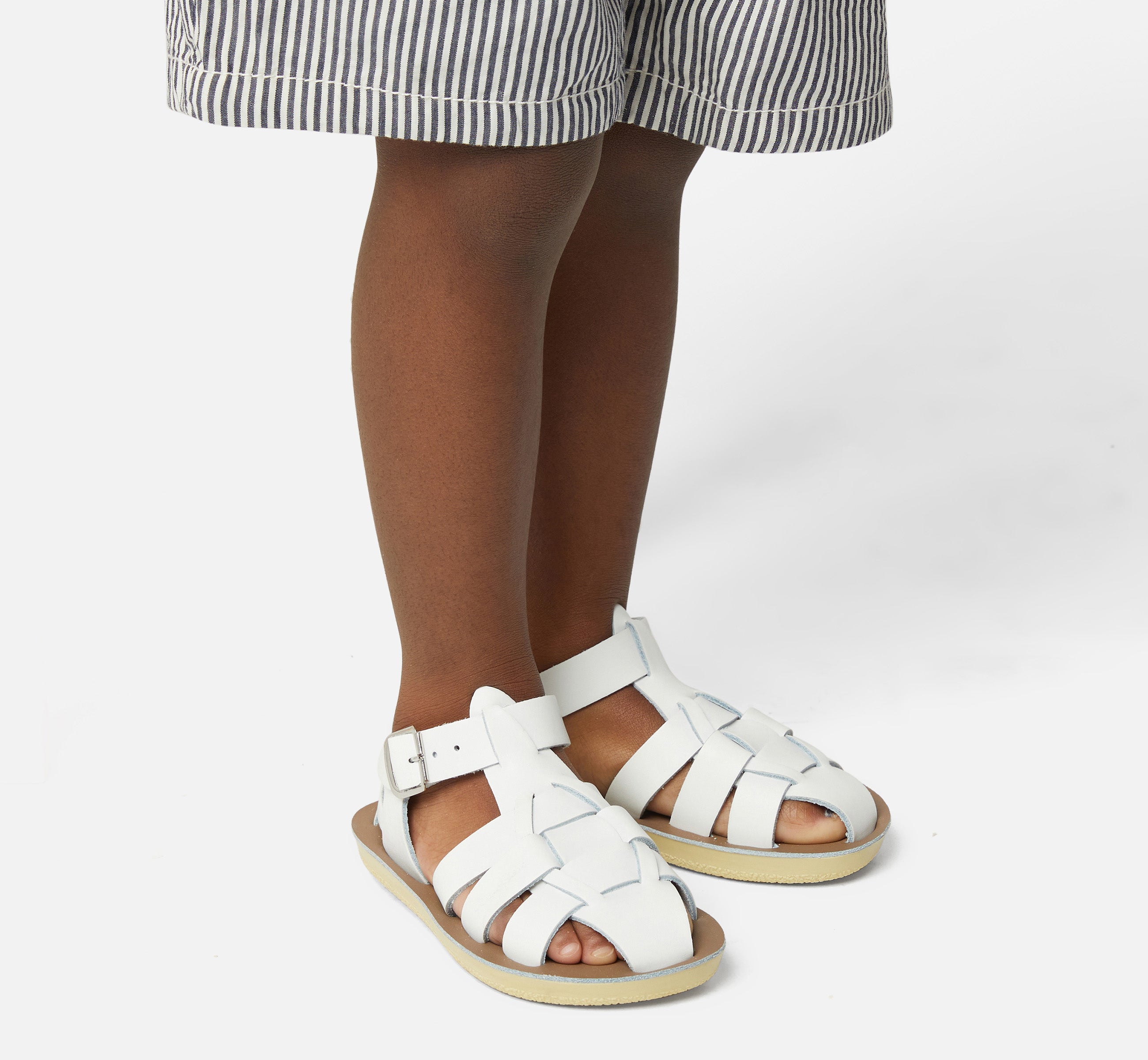 Shark White Kids Sandal