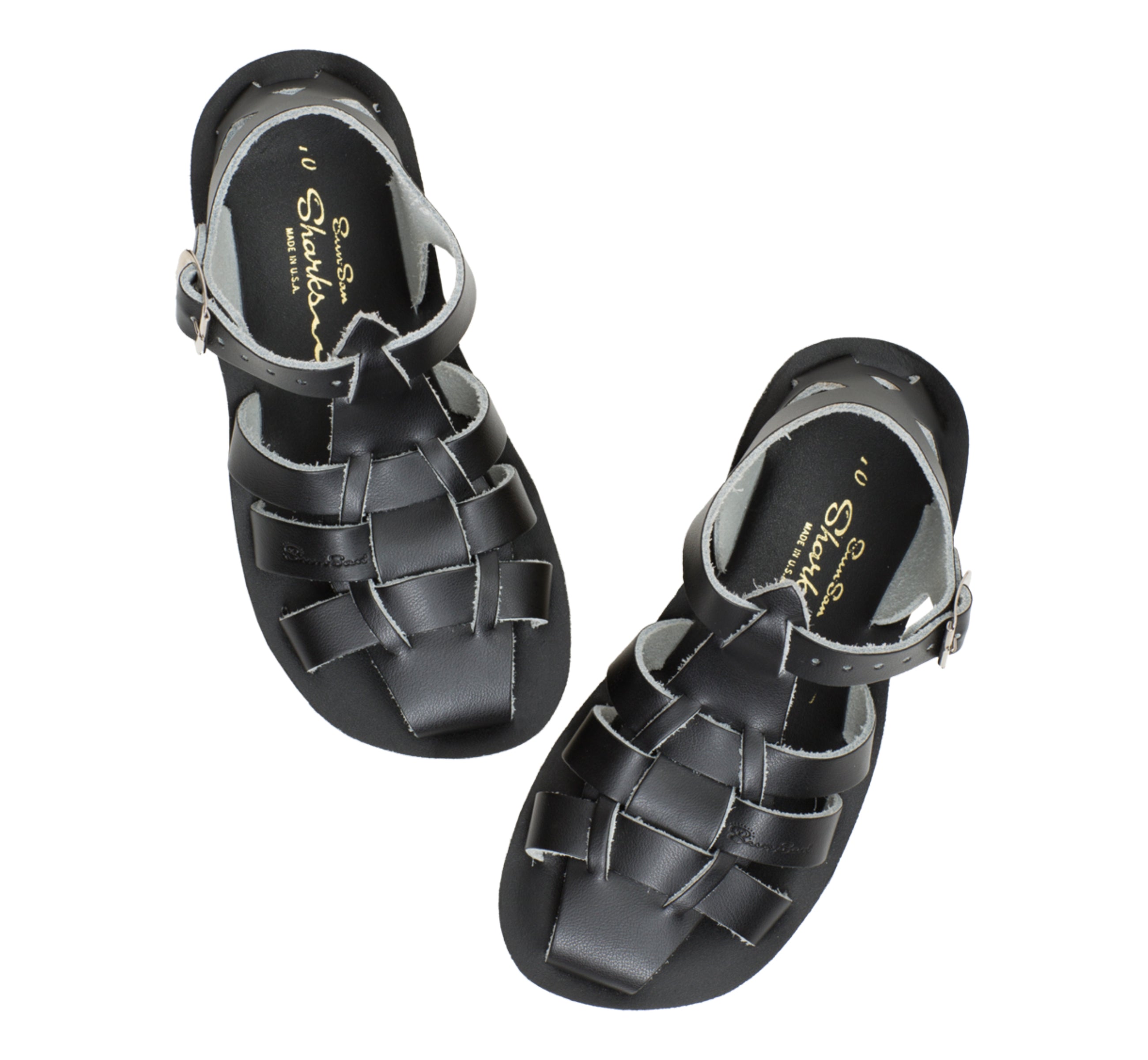 Shark Black Kids Sandal