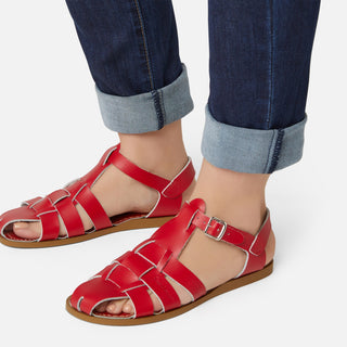 Fisherman Shark Original Red Womens Sandal - Women's Shark Original Sandals - Salt-Water Sandals Asia