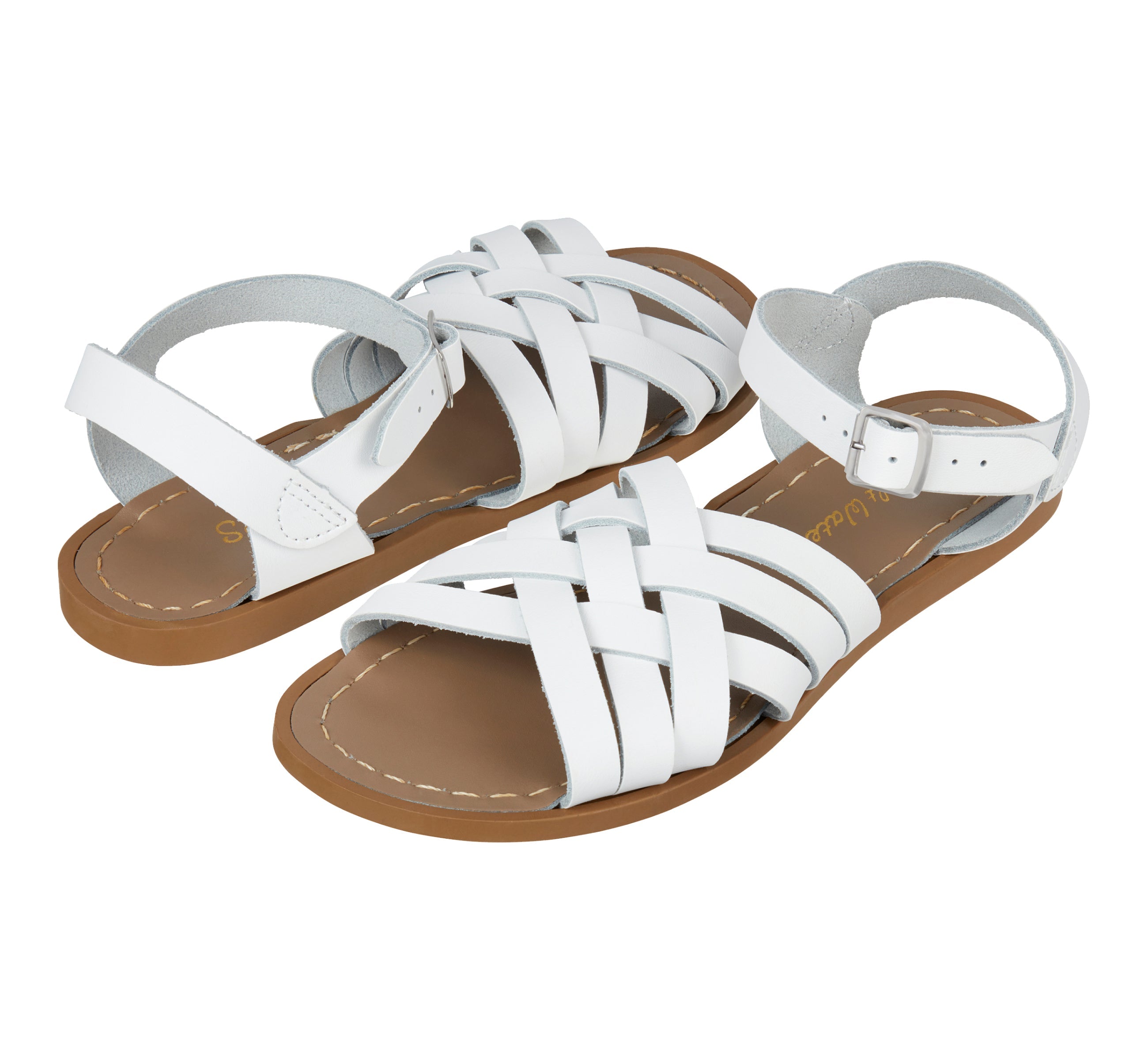 Retro White Womens Sandal