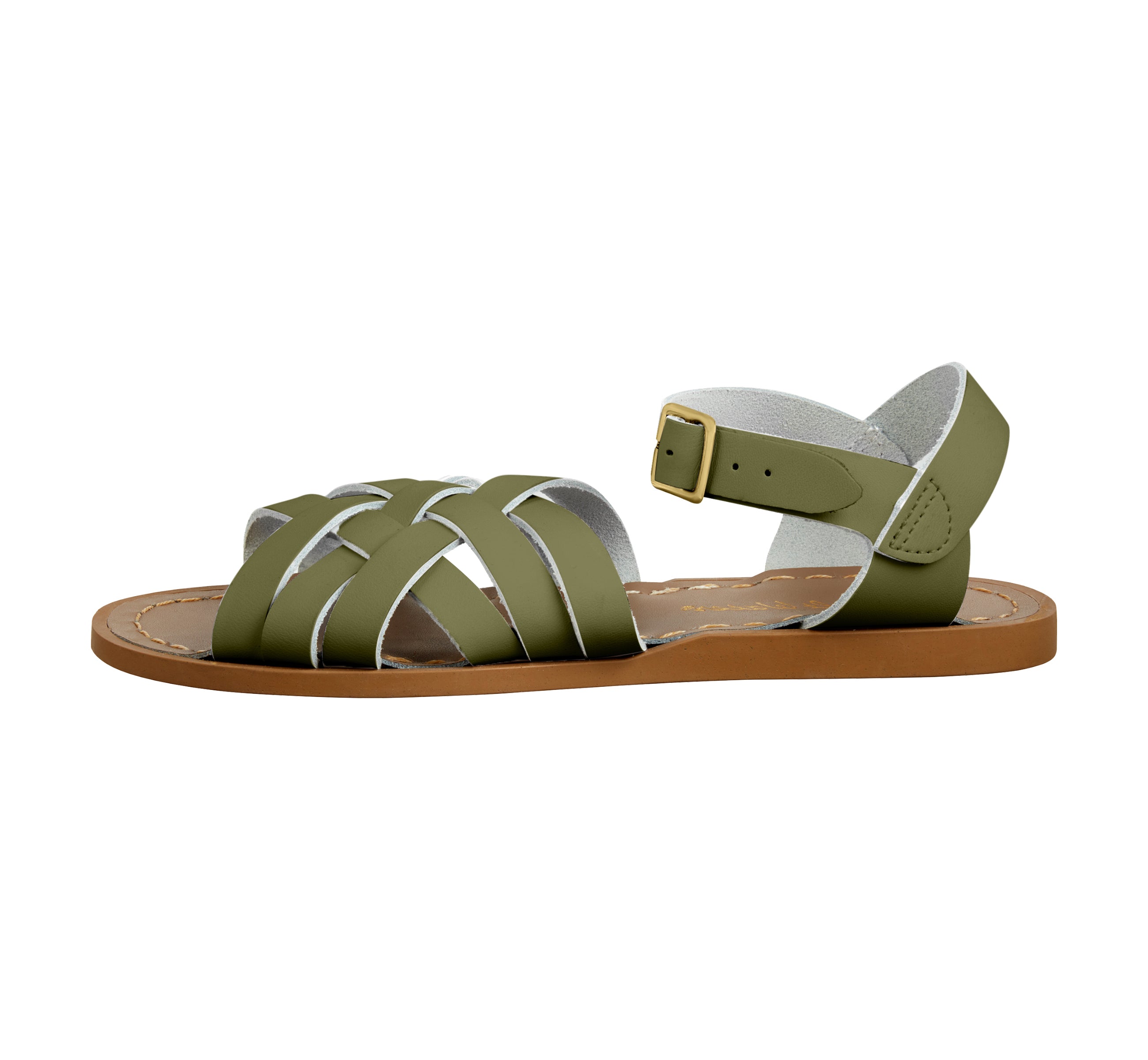 Retro Olive Womens Sandal