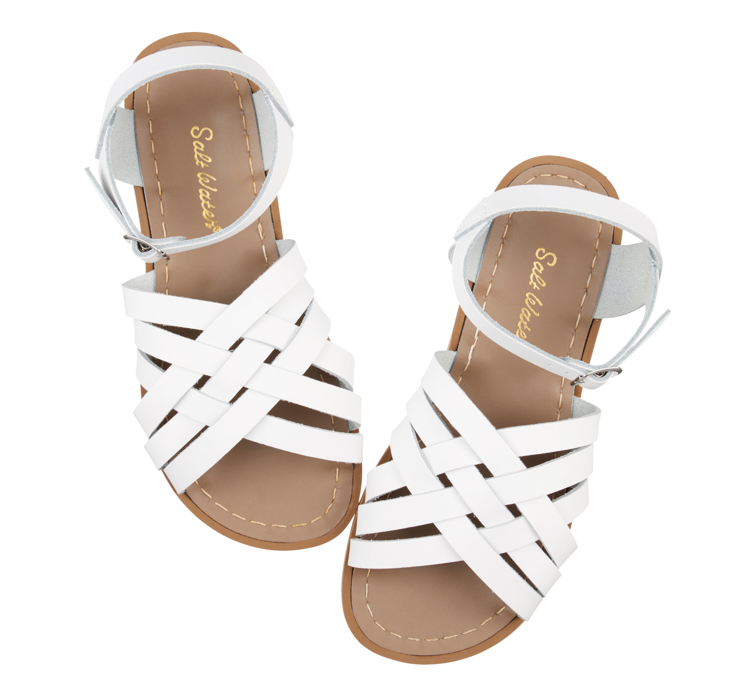 Retro White Womens Sandal