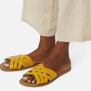 Retro Slide Mustard Womens Sandal