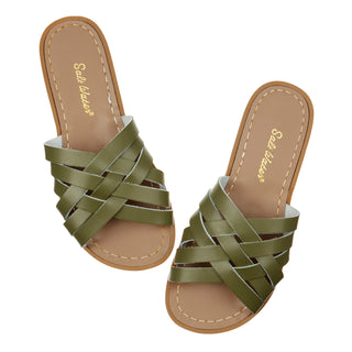 Retro Slide Olive Kids Sandal - All sandals but Original Tan - Salt-Water Sandals Asia