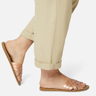 Retro Slide Rose Gold Womens Sandal - Women's Slider Sandals - Salt-Water Sandals Asia