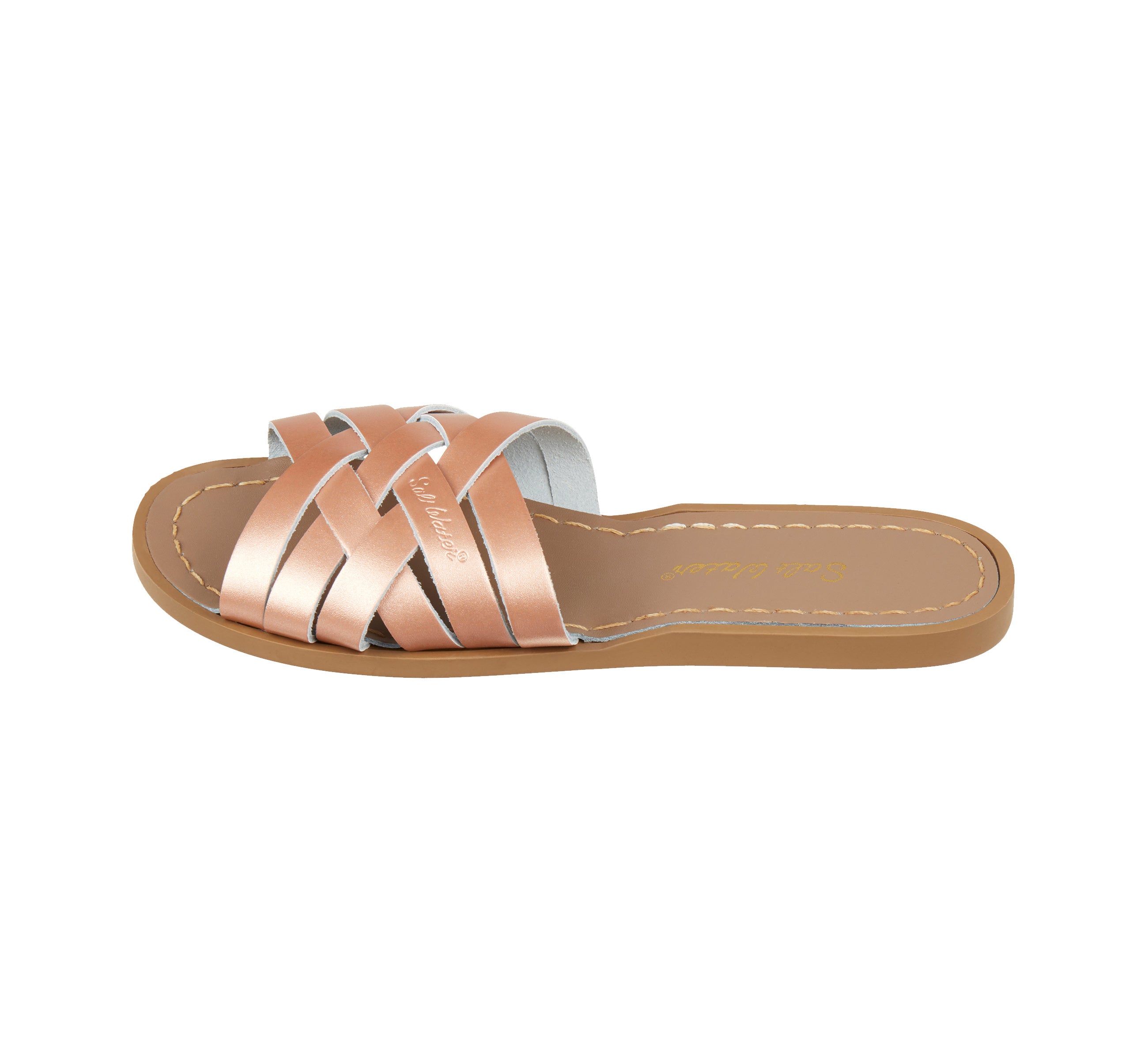 Retro Slide Rose Gold Womens Sandal