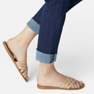 Retro Slide Latte Womens Sandal - All Womens Sandals - Salt-Water Sandals Asia