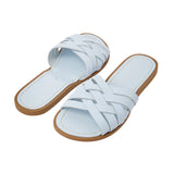Retro Slide Light Blue Womens Sandal - Women's Blue and Navy Sandals - Salt-Water Sandals Asia