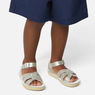 Swimmer Silver Kids Sandal - Kids Metallic Sandals - Salt-Water Sandals Asia