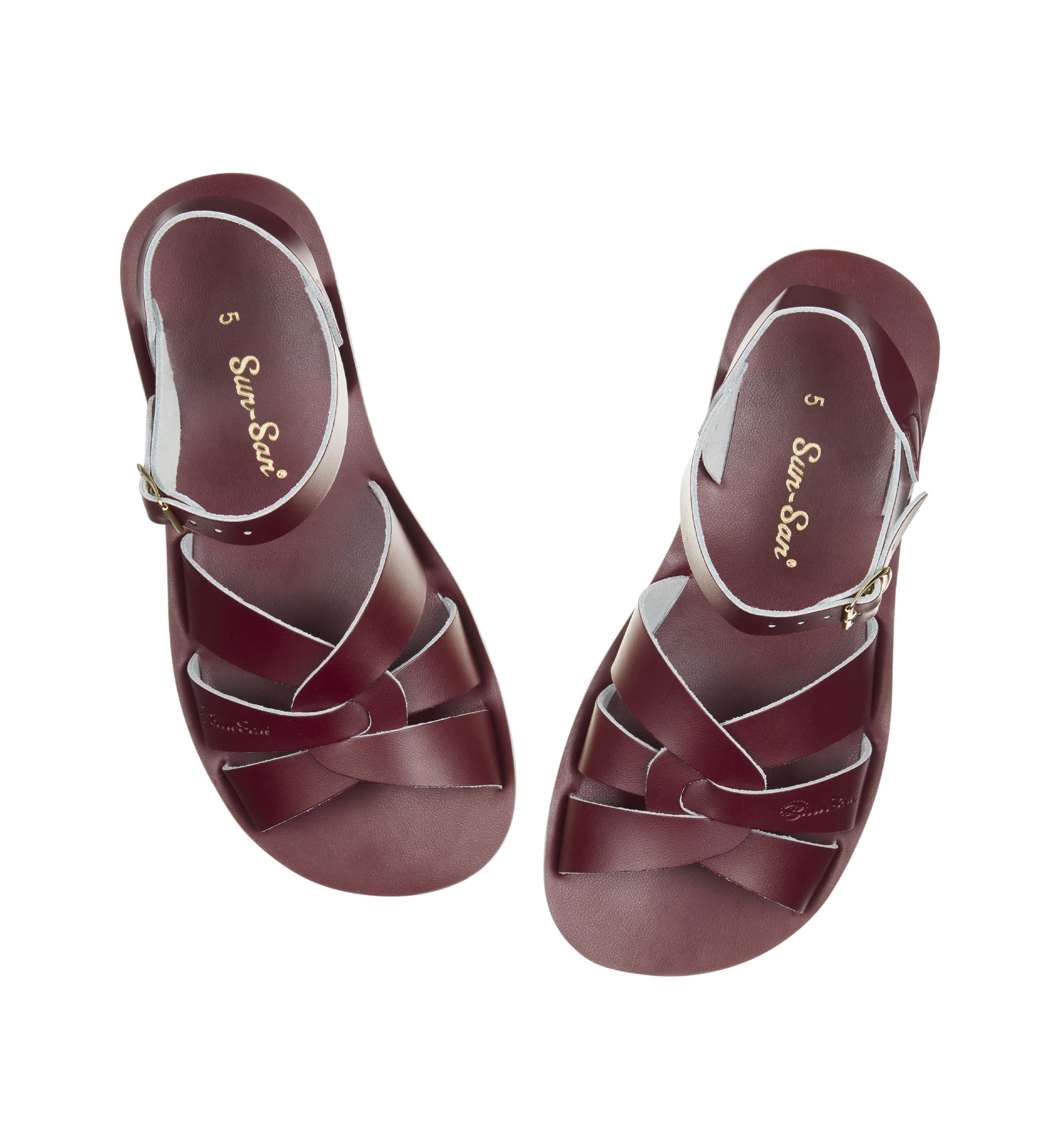 Swimmer Claret Womens Sandal