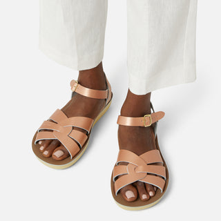 Swimmer Rose Gold Womens Sandal