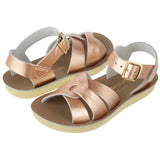 Swimmer Rose Gold Kids Sandal - Kids Metallic Sandals - Salt-Water Sandals Asia