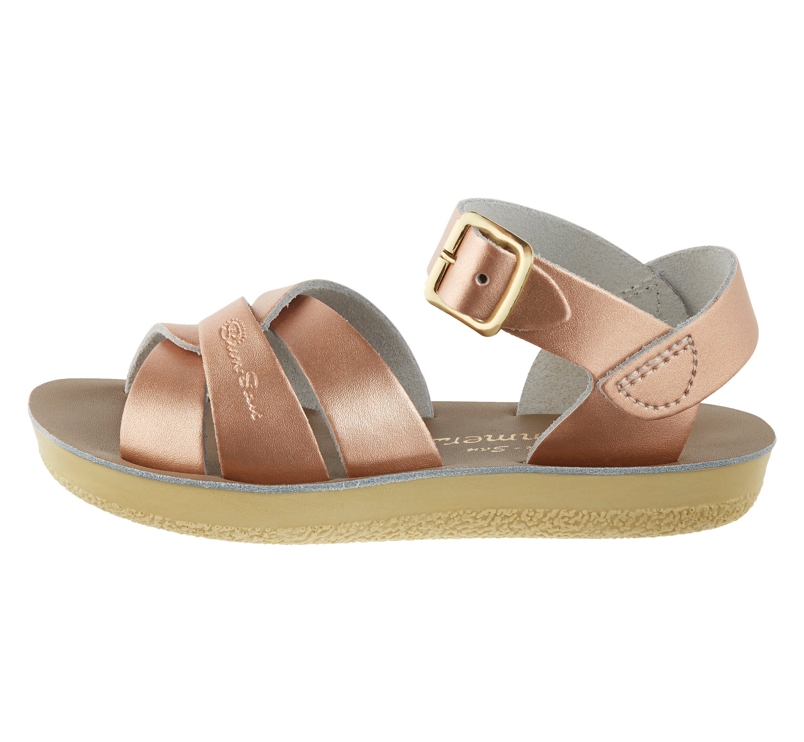 Swimmer Rose Gold Kids Sandal