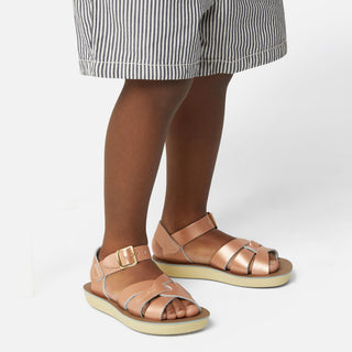 Swimmer Rose Gold Kids Sandal