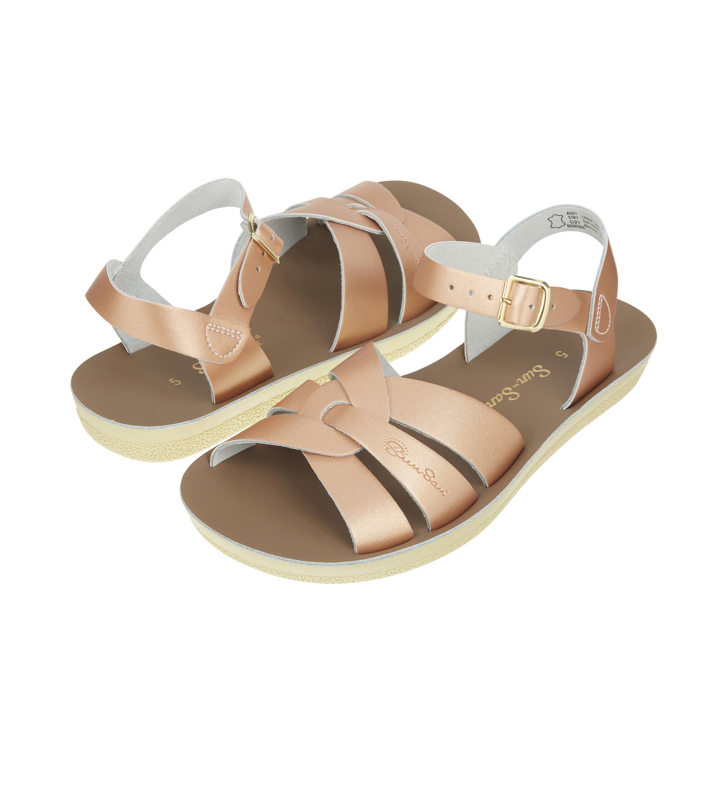 Swimmer Rose Gold Womens Sandal