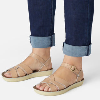 Swimmer Latte Womens Sandal - Women's Ankle Strap Sandals - Salt-Water Sandals Asia