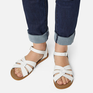 Original White Womens Sandal - Women's Ankle Strap Sandals - Salt-Water Sandals Asia