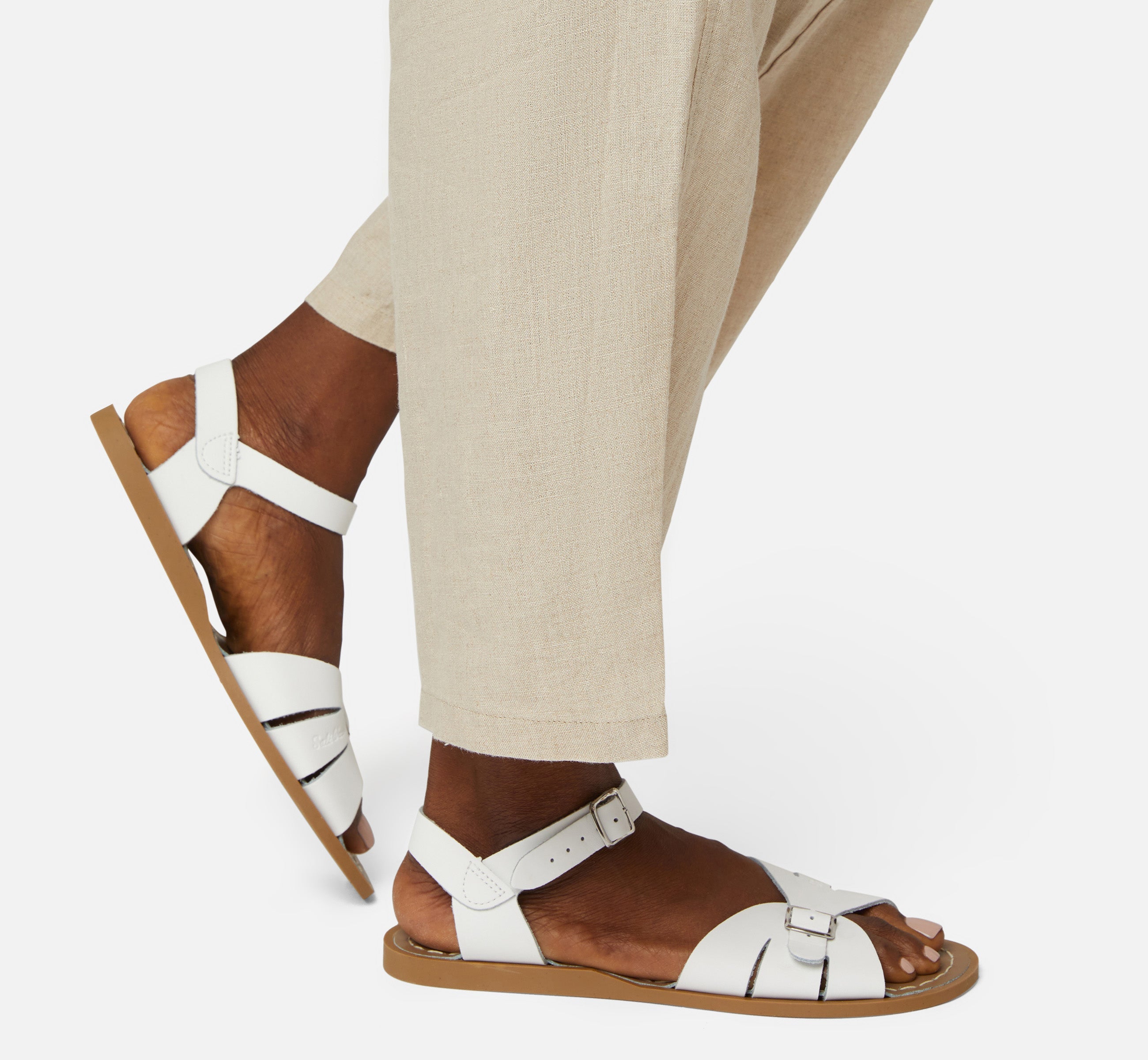 Classic White Womens Sandal