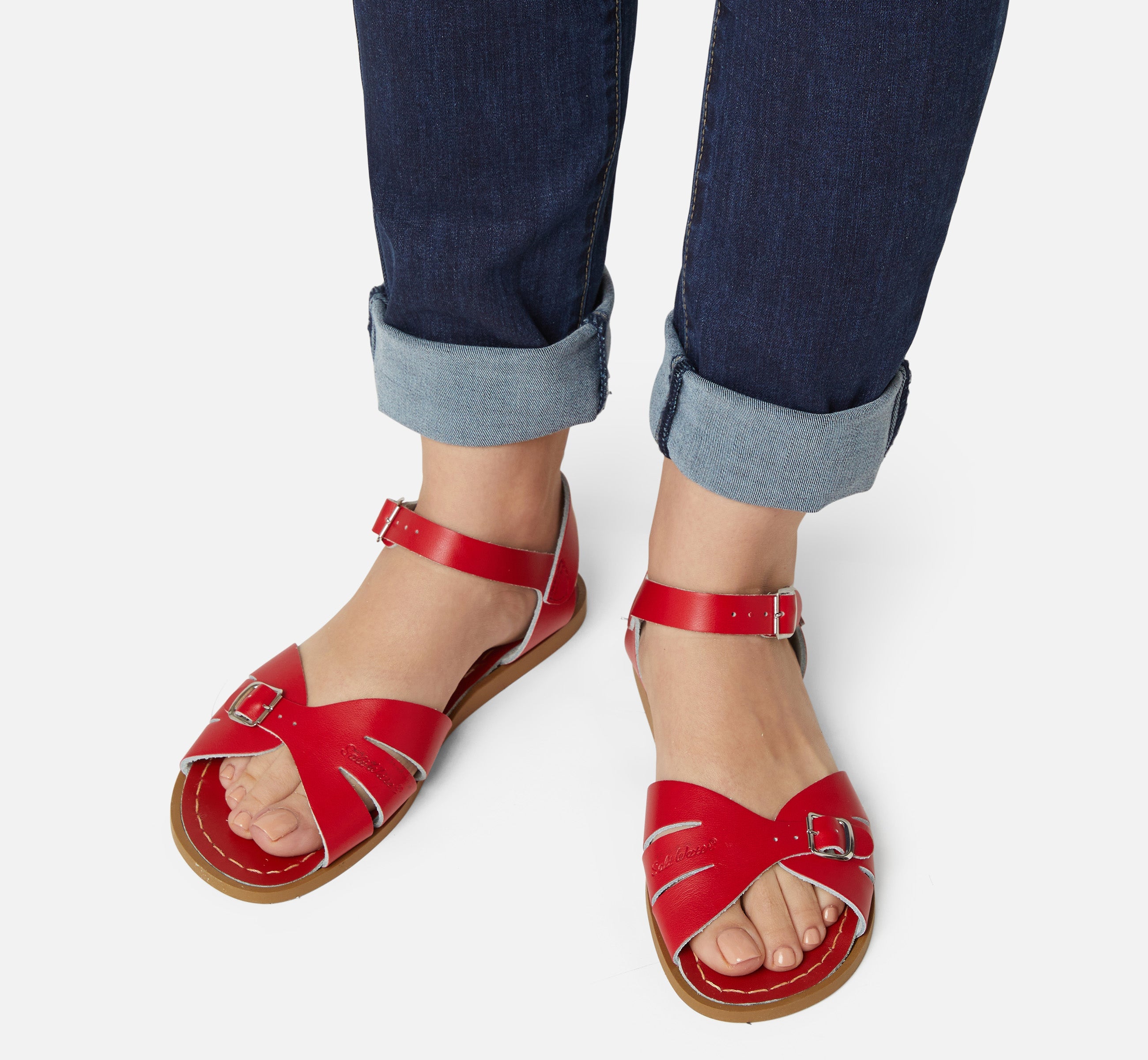 Classic Red Womens Sandal