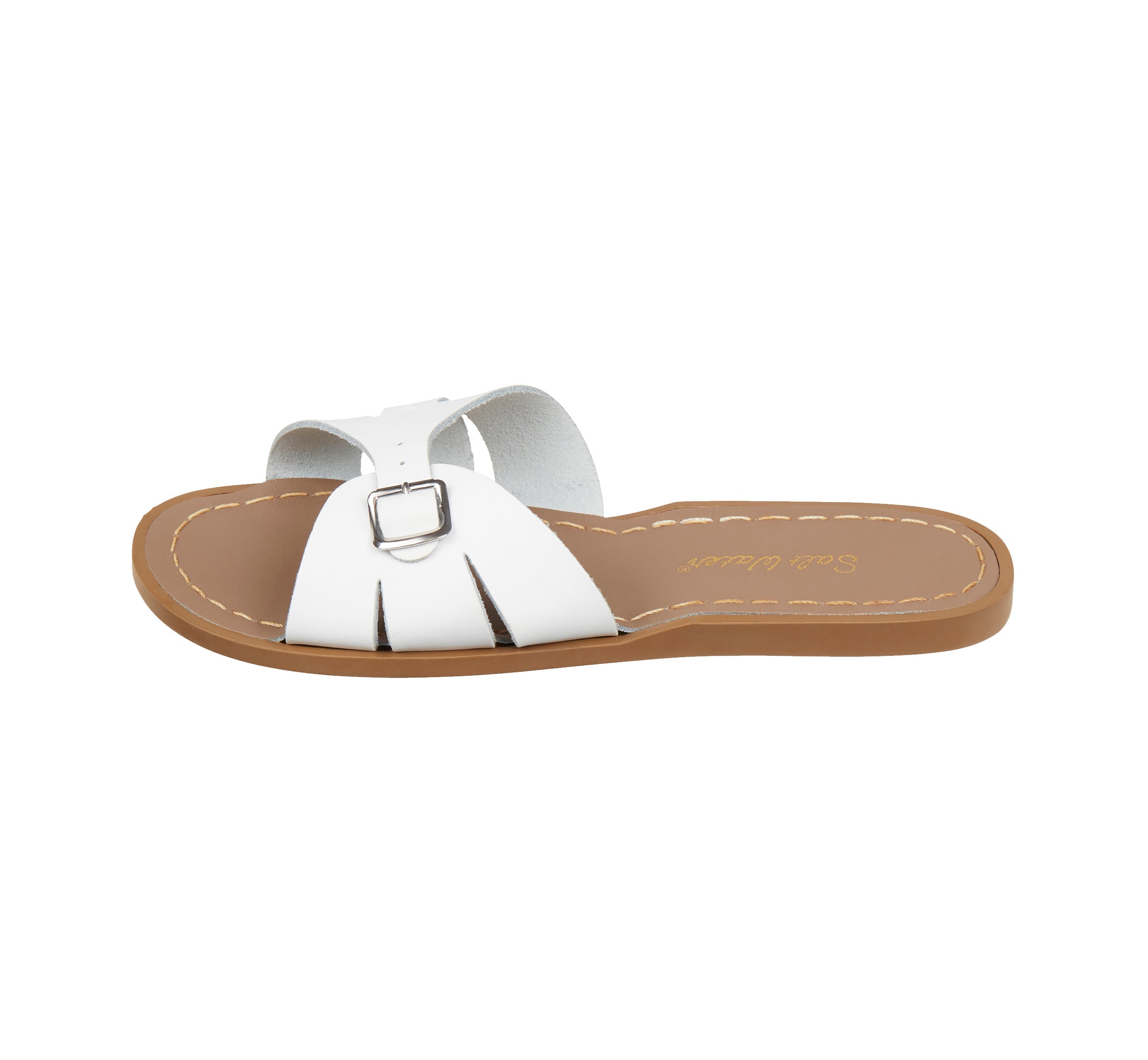 Classic Slide White Womens Sandal