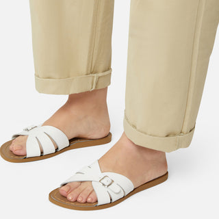 Classic Slide White Womens Sandal - All Womens Sandals - Salt-Water Sandals Asia
