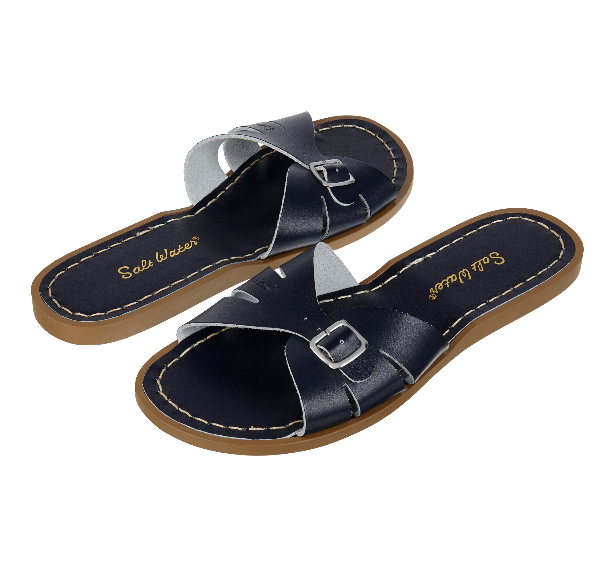 Classic Slide Navy Womens Sandal