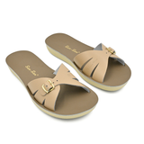 Boardwalk Slide Latte Womens Sandal - All Womens Sandals - Salt-Water Sandals Asia