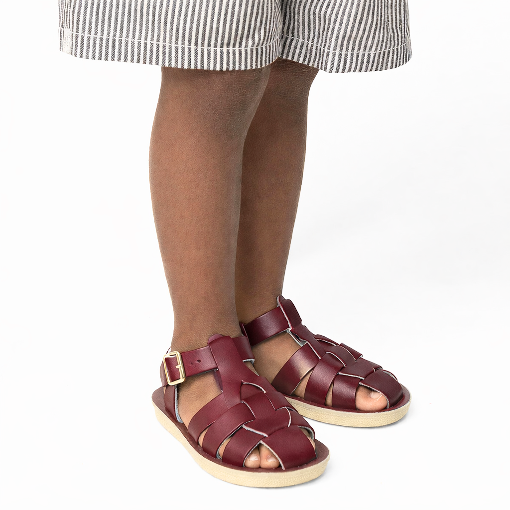 Shark Fisherman Claret Kids Sandal - Salt-Water Sandals Asia