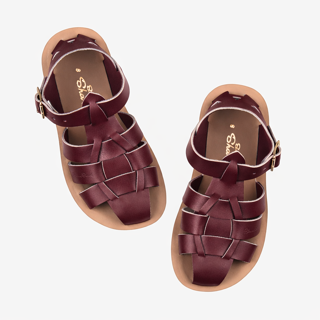 Shark Fisherman Claret Kids Sandal - Salt-Water Sandals Asia