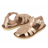 Shark Fisherman Rose Gold Kids Sandal - Kids Child Sandals - Salt-Water Sandals Asia